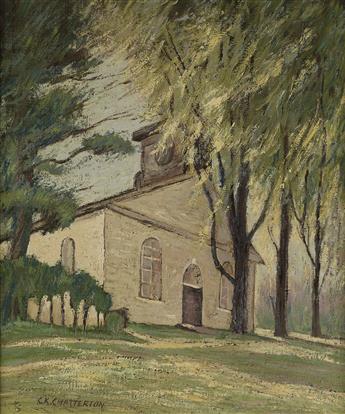 CLARENCE K. CHATTERTON View of a Church.
